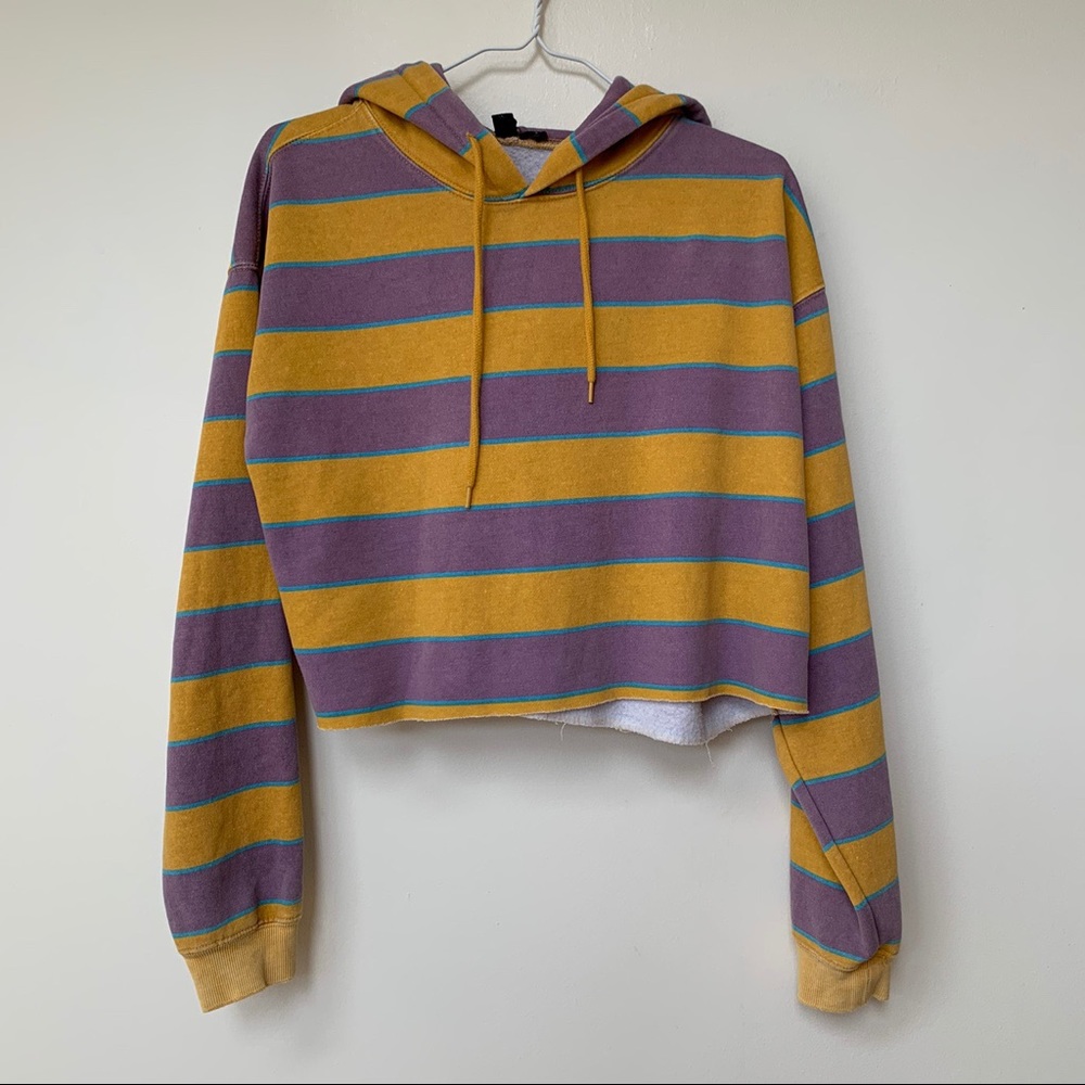 OUT FROM UNDER CROPPED HOODIE